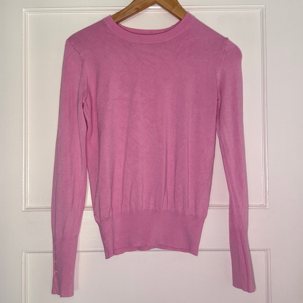 Zara Vibrant Pink Knit Top